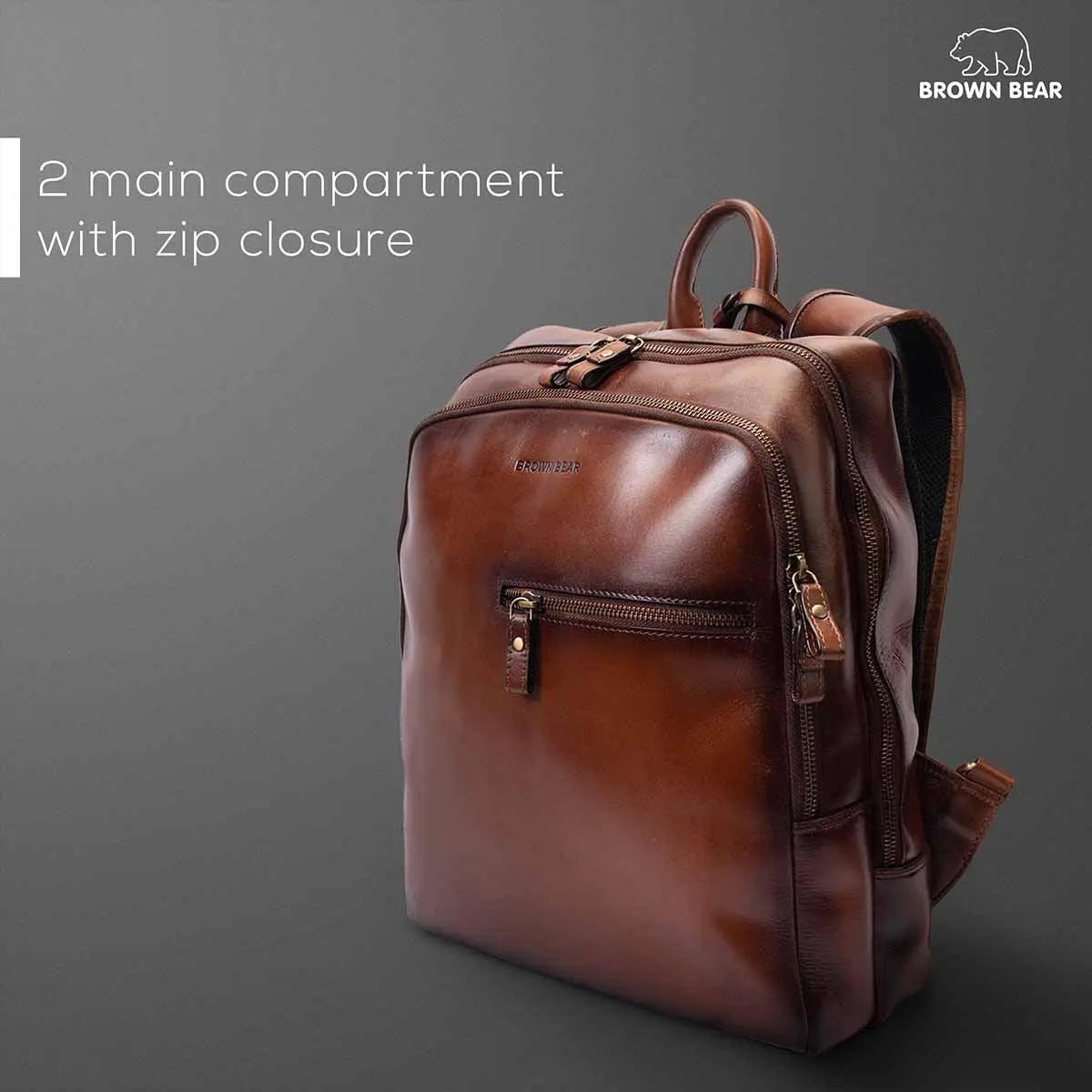 Leather backpacks with laptop compartment hotsell