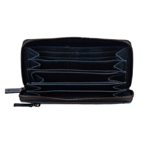 Manhattan Ladies Wallet in Genuine Leather - Brown Bear