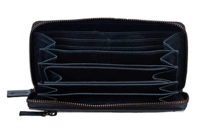 Manhattan Ladies Wallet in Genuine Leather - Brown Bear