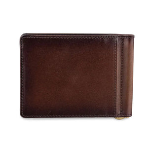 Manhattan Money Clip in Brown in Genuine Leather - Brown Bear