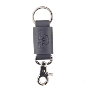 Max Key Holder in Genuine Leather - Brown Bear