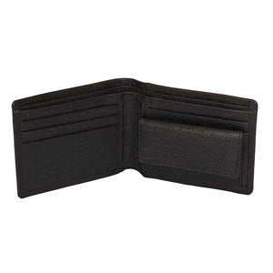 Mini Wallet for Men’s with Pocket in Genuine Leather - Brown Bear