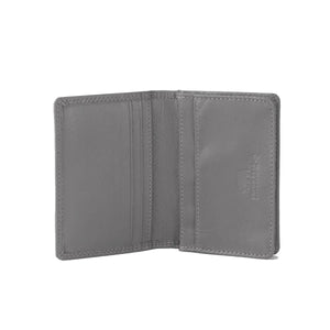 Multi piece Card Holder Wallet with Flap in Genuine Leather - Brown Bear