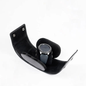 Single Watch Organizer in Genuine Leather - Brown Bear