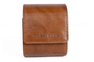 Single Watch Organizer in Genuine Leather - Brown Bear