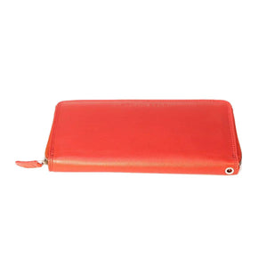 SP Elena Zip Around Ladies Wallet in Genuine Leather - Brown Bear