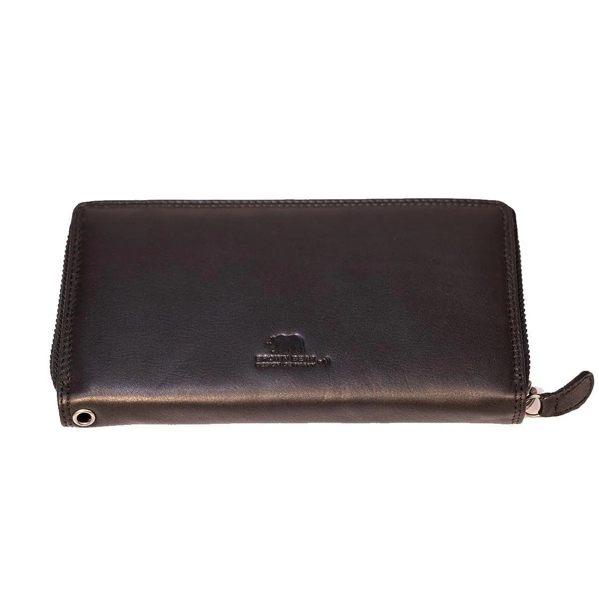 Buy Lauren Ralph Lauren Women Black Leather Zip Wallet Online - 898465 |  The Collective