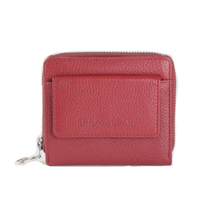 SP Lima Sleek Women’s Wallet with a Pocket Outside in Genuine Leather - Brown Bear