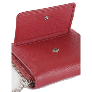SP Lima Sleek Women’s Wallet with a Pocket Outside in Genuine Leather - Brown Bear