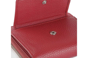 SP Lima Sleek Women’s Wallet with a Pocket Outside in Genuine Leather - Brown Bear