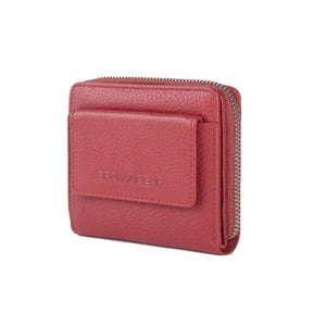SP Lima Sleek Women’s Wallet with a Pocket Outside in Genuine Leather - Brown Bear