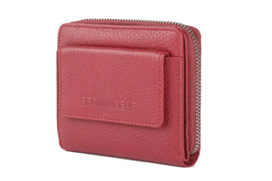SP Lima Sleek Women’s Wallet with a Pocket Outside in Genuine Leather - Brown Bear