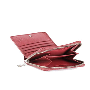 SP Lima Sleek Women’s Wallet with a Pocket Outside in Genuine Leather - Brown Bear