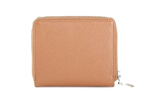 SP Lima Sleek Women’s Wallet with a Pocket Outside in Genuine Leather - Brown Bear