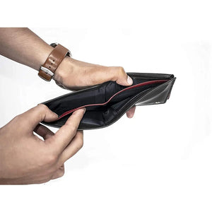 Stylish Wallets for Man with Pocket and ID Mesh in Pure Nappa Leather in Genuine Leather - Brown Bear