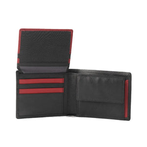 Stylish Wallets for Man with Pocket and ID Mesh in Pure Nappa Leather in Genuine Leather - Brown Bear