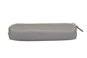Zippered Pen Case - For Multi pens in Genuine Leather - Brown Bear