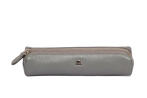 Zippered Pen Case - For Multi pens in Genuine Leather - Brown Bear